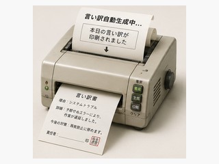 言い訳自動生成機